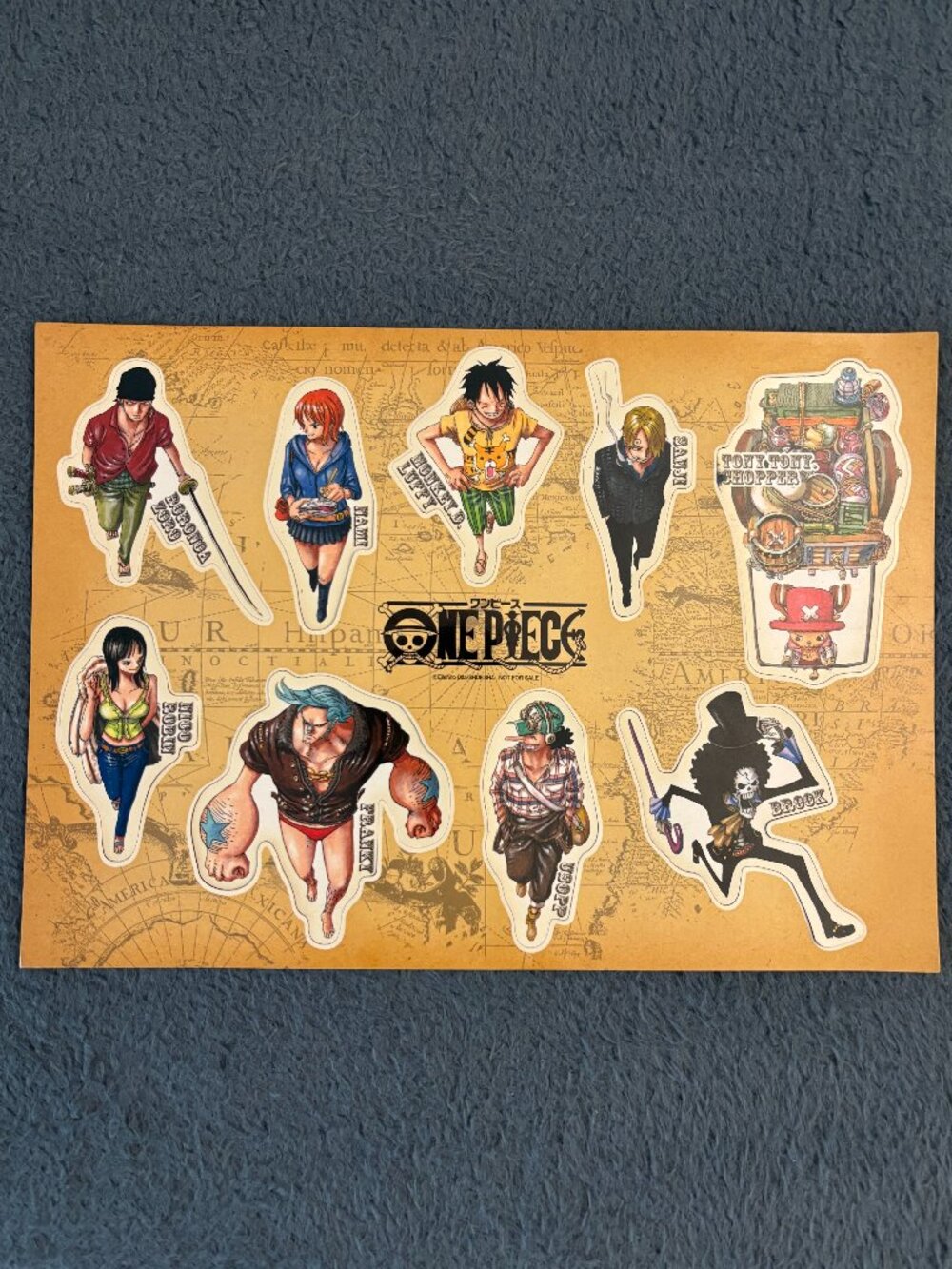 One Piece Anime Magnet Set Japanese